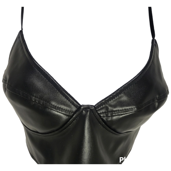 Shein Crop Top Black Large - Picture 5 of 8